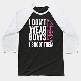 Archery Bow Hunting Archer Mother's Day Baseball T-Shirt